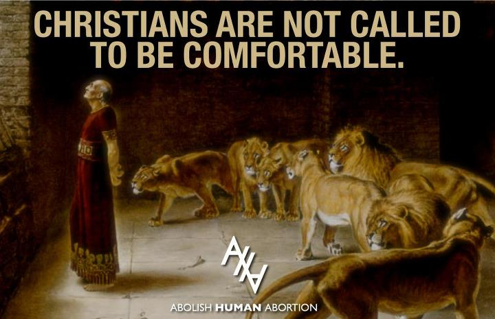 Not called to be Comfortable