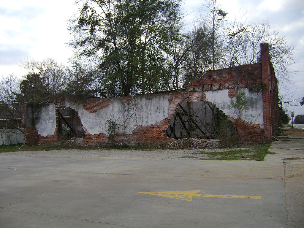 Barney Dilapidated Building east face